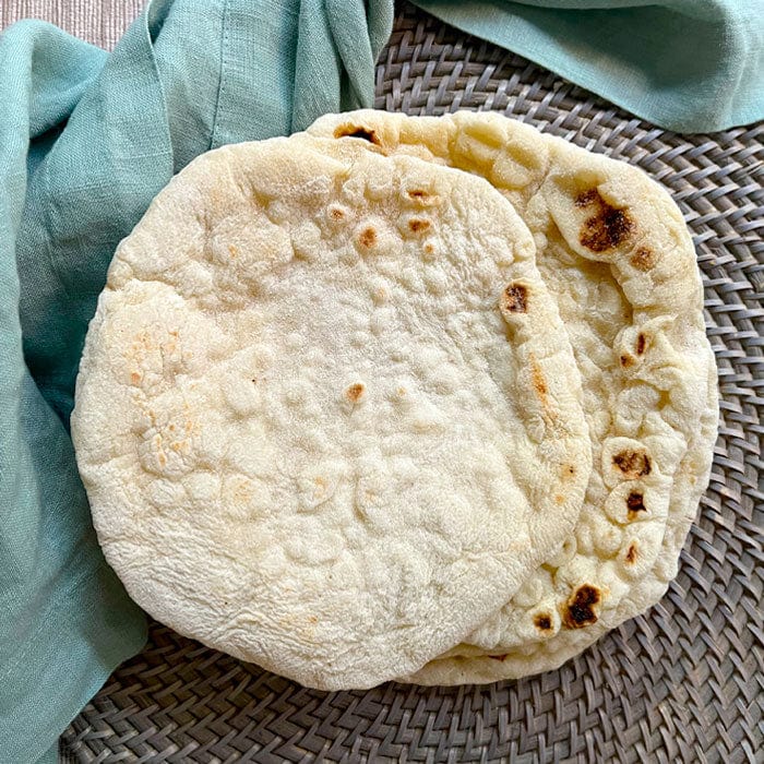 DILMUN Pan pita orgánico de masa madre 6 piezas (500g) Nuro