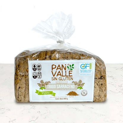 DILMUN Pan sin gluten de trigo sarraceno 580g Pan Valle