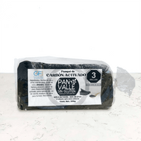 DILMUN Panqué sin gluten carbón activado 200g Pan Valle