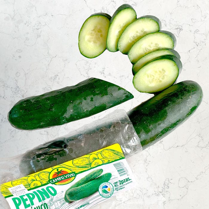 DILMUN Pepino orgánico 2 piezas Campo Vivo