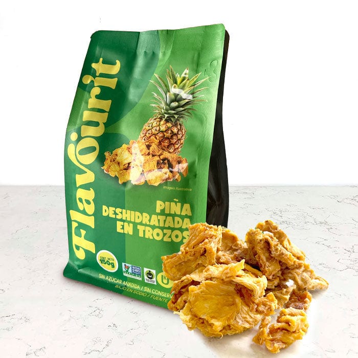 DILMUN Piña deshidratada sin azúcar 150g Flavourit