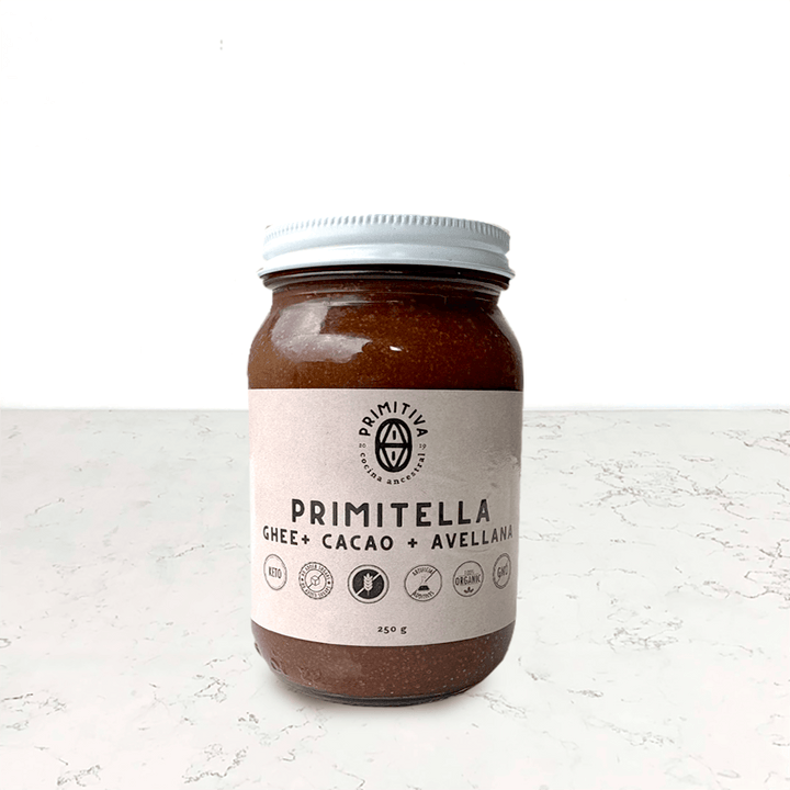 DILMUN Primitella crema de avellanas sin azúcar 250g Primitiva