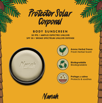 DILMUN Protector solar mineral 30SPF en barra 80g Nanah