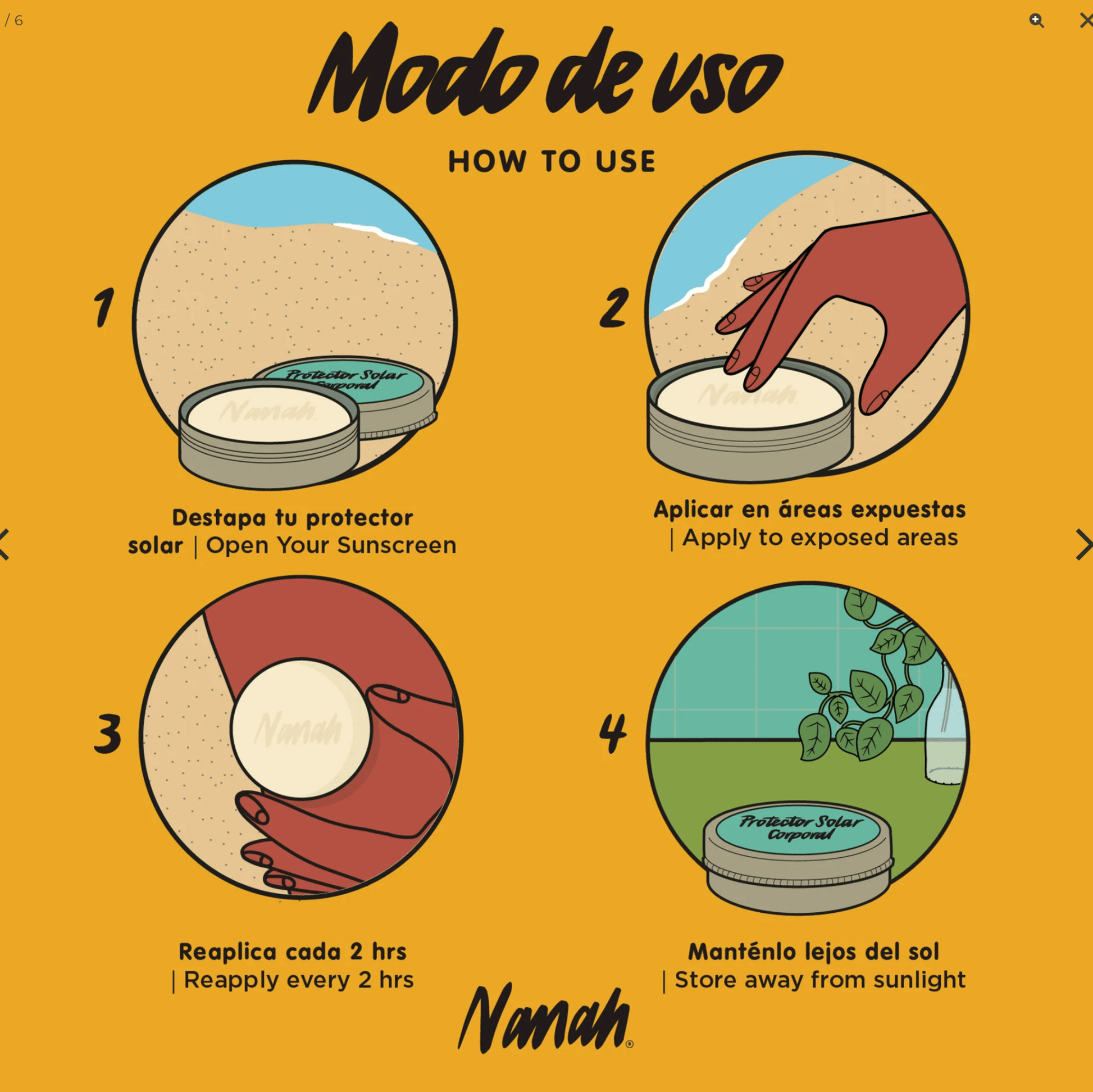 DILMUN Protector solar mineral 30SPF en barra 80g Nanah