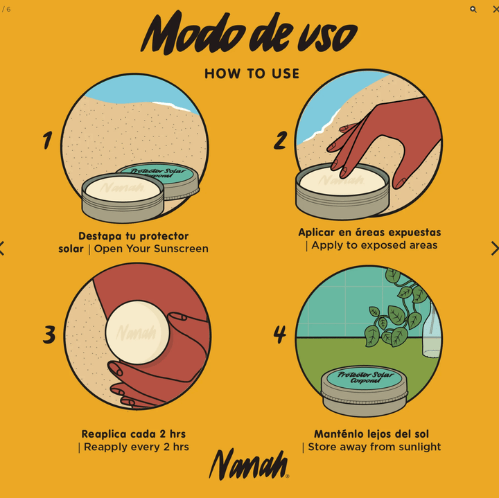 DILMUN Protector solar mineral 30SPF en barra 80g Nanah