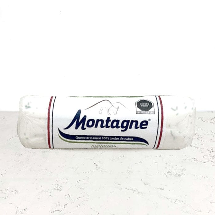 DILMUN Queso artesanal de cabra con albahaca 200g Montagne