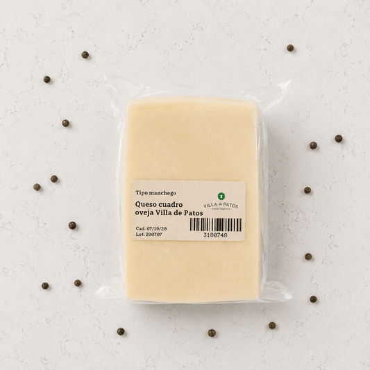 DILMUN Queso cuadro de oveja de pastoreo 500g Villa de Patos