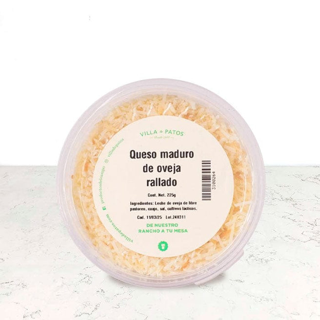 DILMUN Queso maduro de oveja rallado 225g Villa de Patos