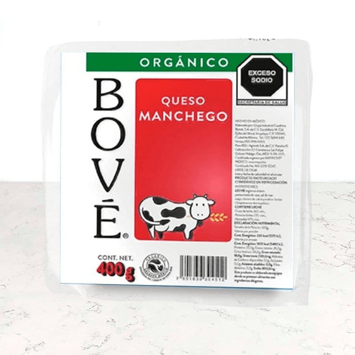 DILMUN Queso manchego orgánico 400g Bové