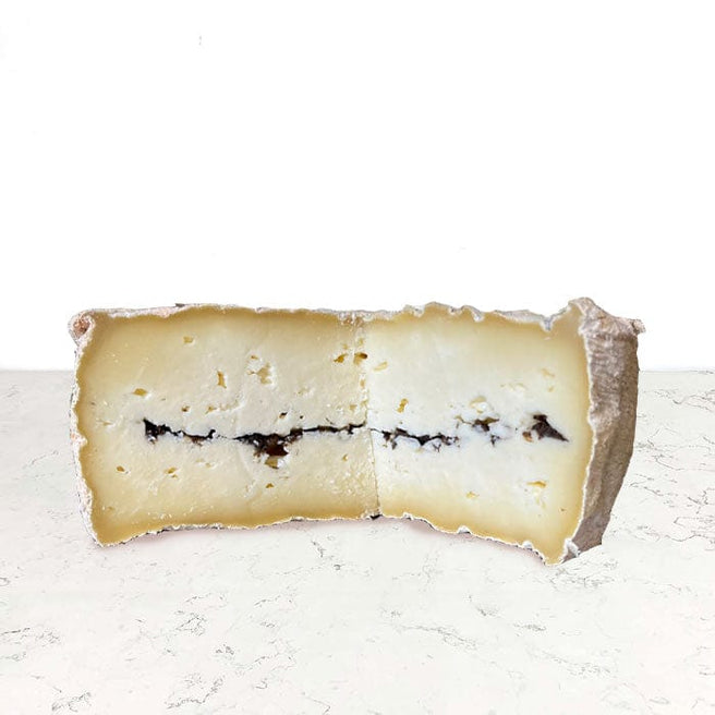 DILMUN Queso tipo Montaña de vaca de pastoreo con trufa 250g Rancho Cuatro Encinos