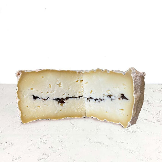 DILMUN Queso tipo Montaña de vaca de pastoreo con trufa 250g Rancho Cuatro Encinos