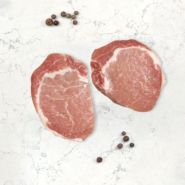 DILMUN Rib Eye de cerdo orgánico 2 piezas (aprox 300g) SaBio