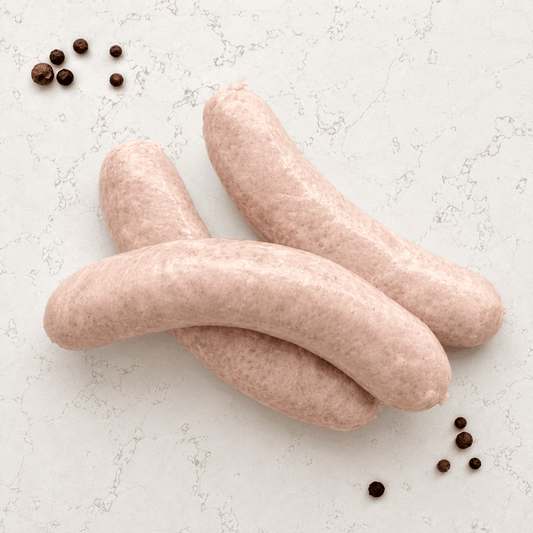 DILMUN Salchicha de cerdo orgánica 3 piezas aprox. 280g Indomitus