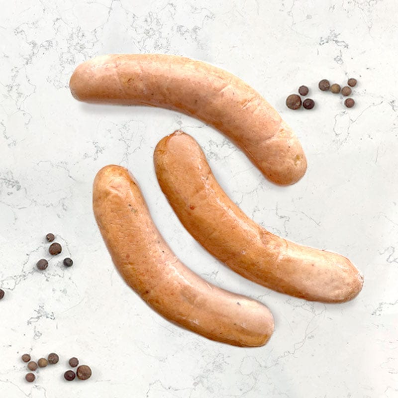 DILMUN Salchicha de pollo 100% pastoreo y espinaca 3 piezas aprox. 280g  Indomitus