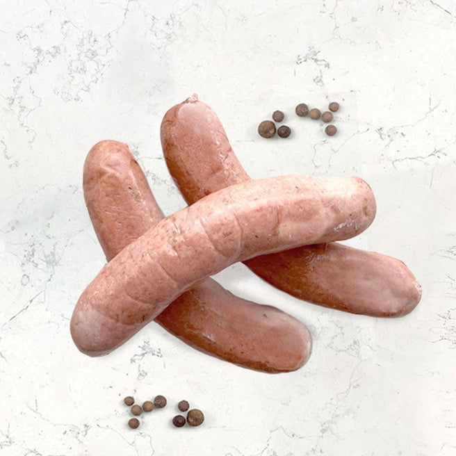 DILMUN Salchicha frankfurt de cerdo en pastoreo 3 piezas Santa Pradera