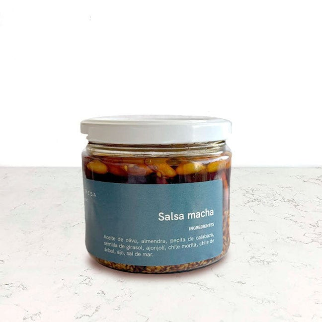 DILMUN Salsa Macha con miel 300g Sobre Mesa