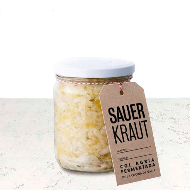 DILMUN Sauerkraut col agria fermentada 370g La Cocina de Galia