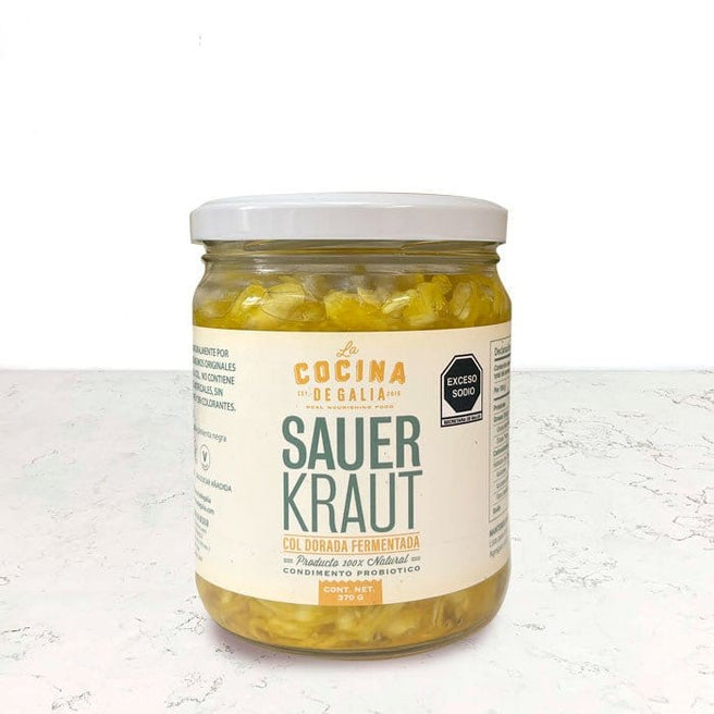 DILMUN Sauerkraut dorada con cúrcuma 370g La Cocina de Galia