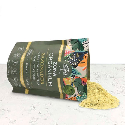 DILMUN Sazonador/consomé de verduras con aceite de oliva 300g Zona Organikum