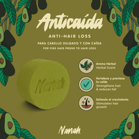 DILMUN Shampoo sólido anticaída 100g Nanah