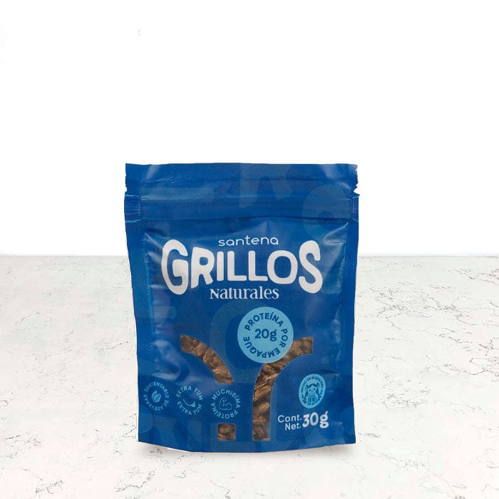 DILMUN Snack de grillo deshidratado naturales 30g Santena