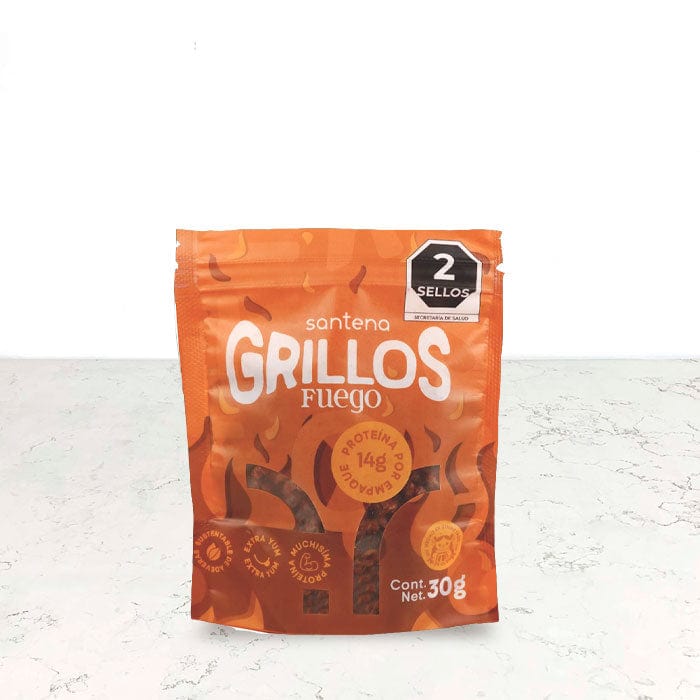 DILMUN Snack de grillo deshidratado sabor fuego 30g Santena