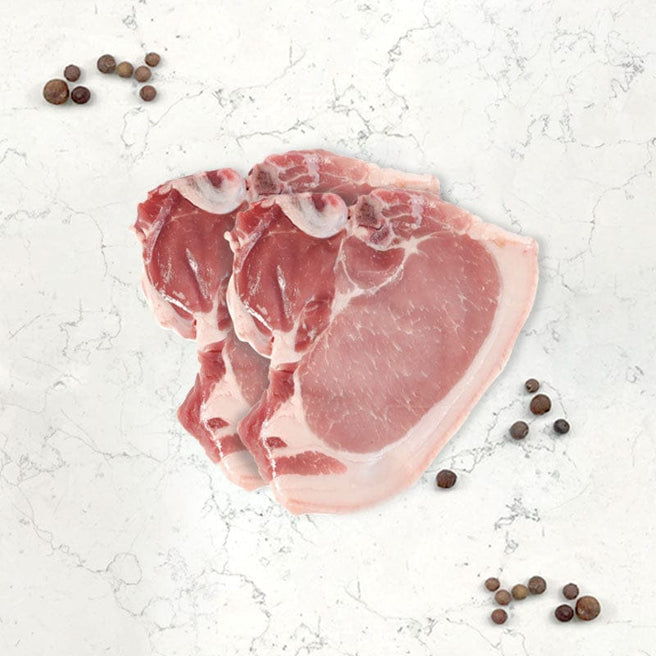 DILMUN T-bone de cerdo orgánico 2 piezas (aprox 500g) SaBio