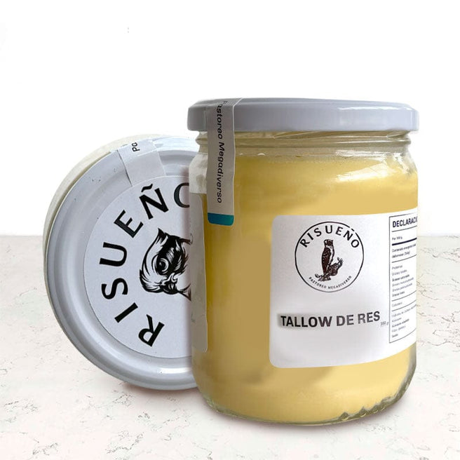 DILMUN Tallow o sebo de res de pastoreo 350g Rancho Risueño