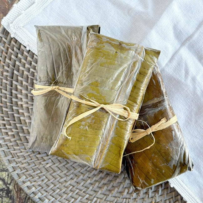 DILMUN Tamales oaxaqueños de pollo: 2 verdes y 2 rojos Triple V