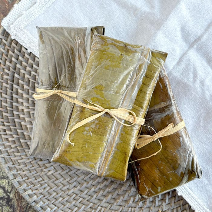 DILMUN Tamales oaxaqueños de pollo: 2 verdes y 2 rojos Triple V