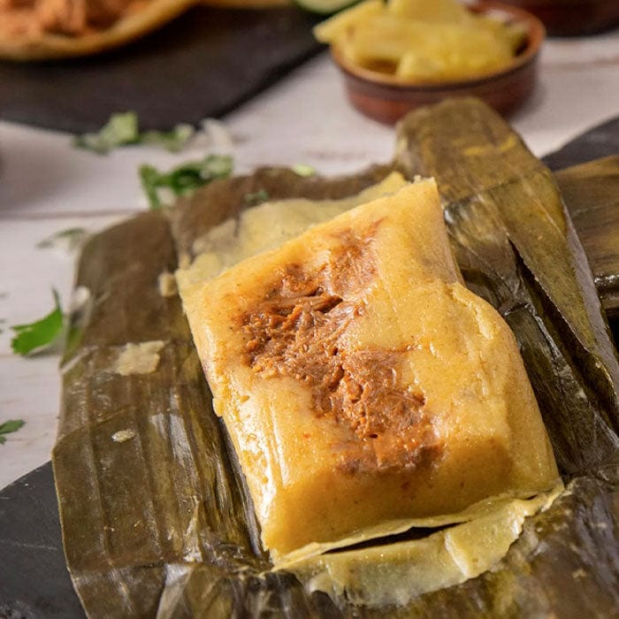 DILMUN Tamales verdes con pavo 3 piezas Granja Cocotla