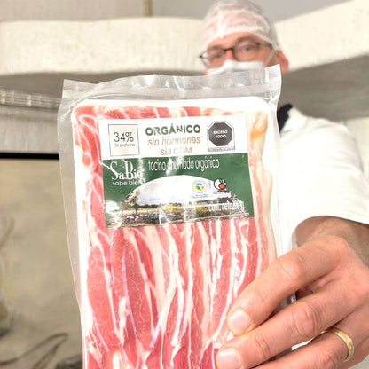 DILMUN Tocino ahumado de cerdo orgánico 200g SaBio