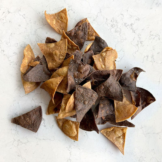 DILMUN Totopos de maíz criollo fritos en manteca 300g Rancho Risueño