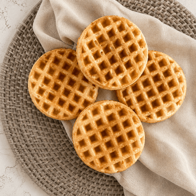 DILMUN Waffles orgánicos de masa madre 6 piezas Nuro