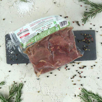 DILMUN Arrachera de res marinada orgánica 500 g La Rumorosa