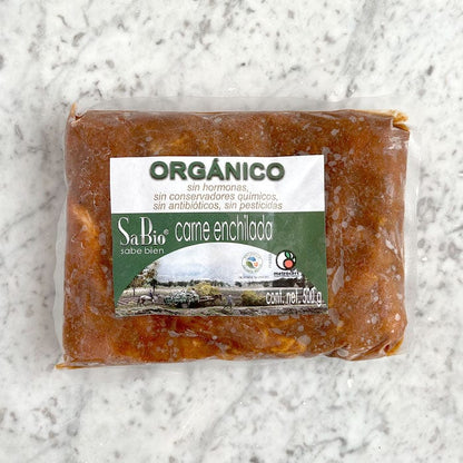 DILMUN Carne de cerdo orgánico de libre pastoreo enchilada 500g SaBio