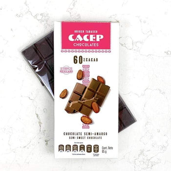DILMUN Chocolate semi amargo 60% cacao Barra 85 g CACEP