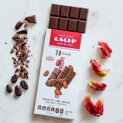 DILMUN Chocolate semi amargo 70% cacao Barra 85 g CACEP