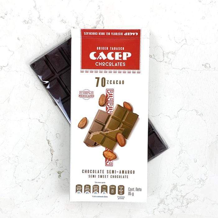 DILMUN Chocolate semi amargo 70% cacao Barra 85 g CACEP