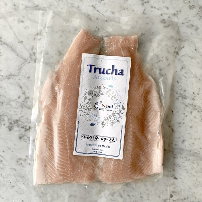 DILMUN Filete de trucha arcoíris con piel 350g Neminatura