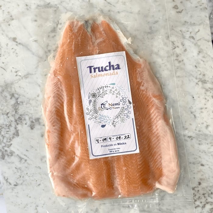 DILMUN Filete de trucha salmonada con piel 350g Neminatura