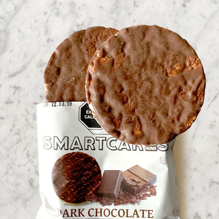 DILMUN Galletas de arroz sabor chocolate obscuro 2 piezas Smartchips