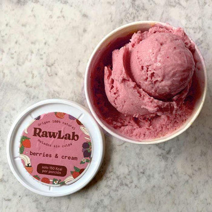 DILMUN Helado saludable de frutos rojos 400g RawLab