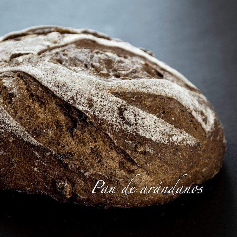 DILMUN Hogaza de pan de arándanos y nueces de masa madre rebanado 500 g Pan de Elia