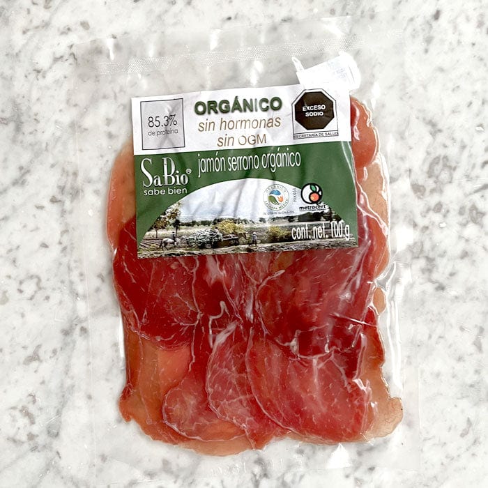 DILMUN Jamón serrano orgánico 100g SaBio