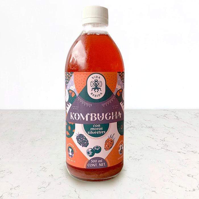 DILMUN Kombucha sabor de moras silvestres 500ml Vida Bebida