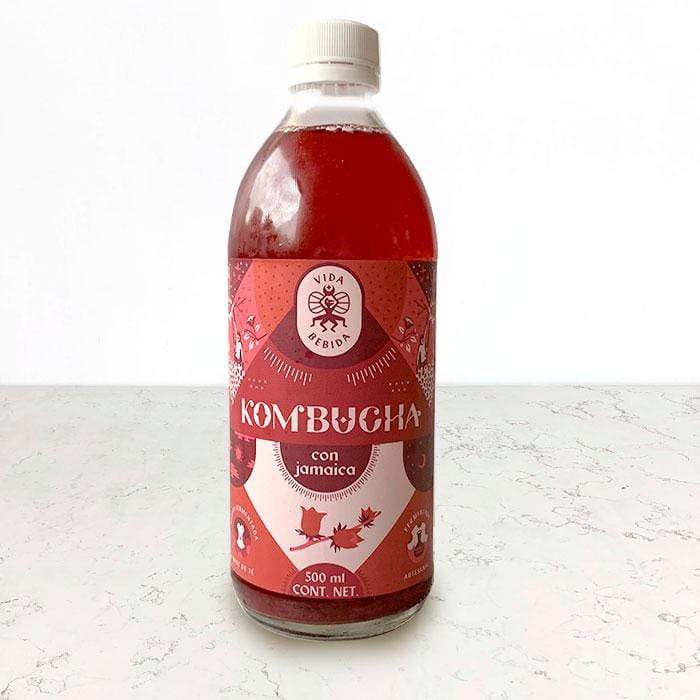 DILMUN Kombucha sabor jamaica 500ml Vida Bebida