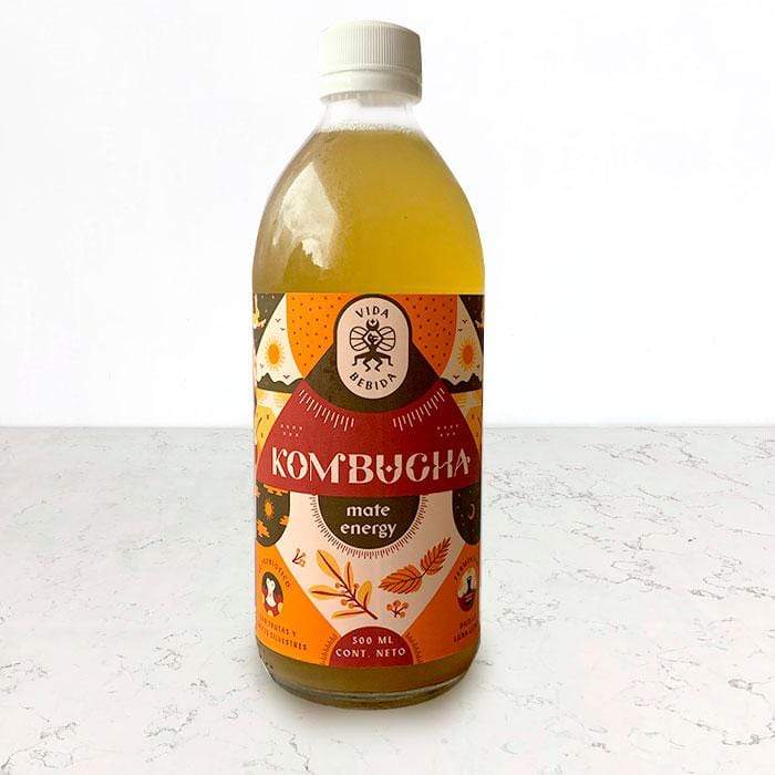 DILMUN Kombucha sabor mate energy 500ml Vida Bebida