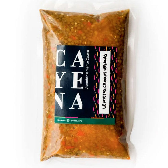 DILMUN Lentejas criollas veganas (2 porciones) aprox. 700g Cayena Cuisine