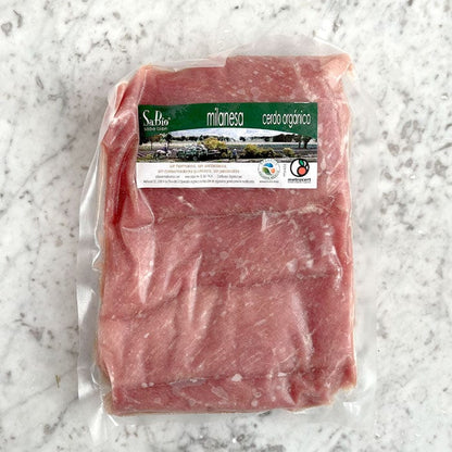 DILMUN Milanesa cerdo orgánica de libre pastoreo 500g (aprox 5 piezas) SaBio